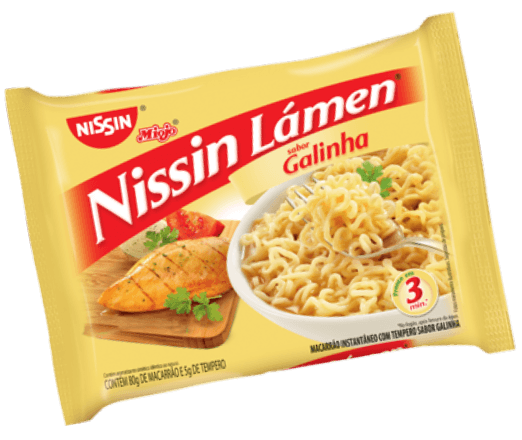 Pacote Nissin Lámen Galinha