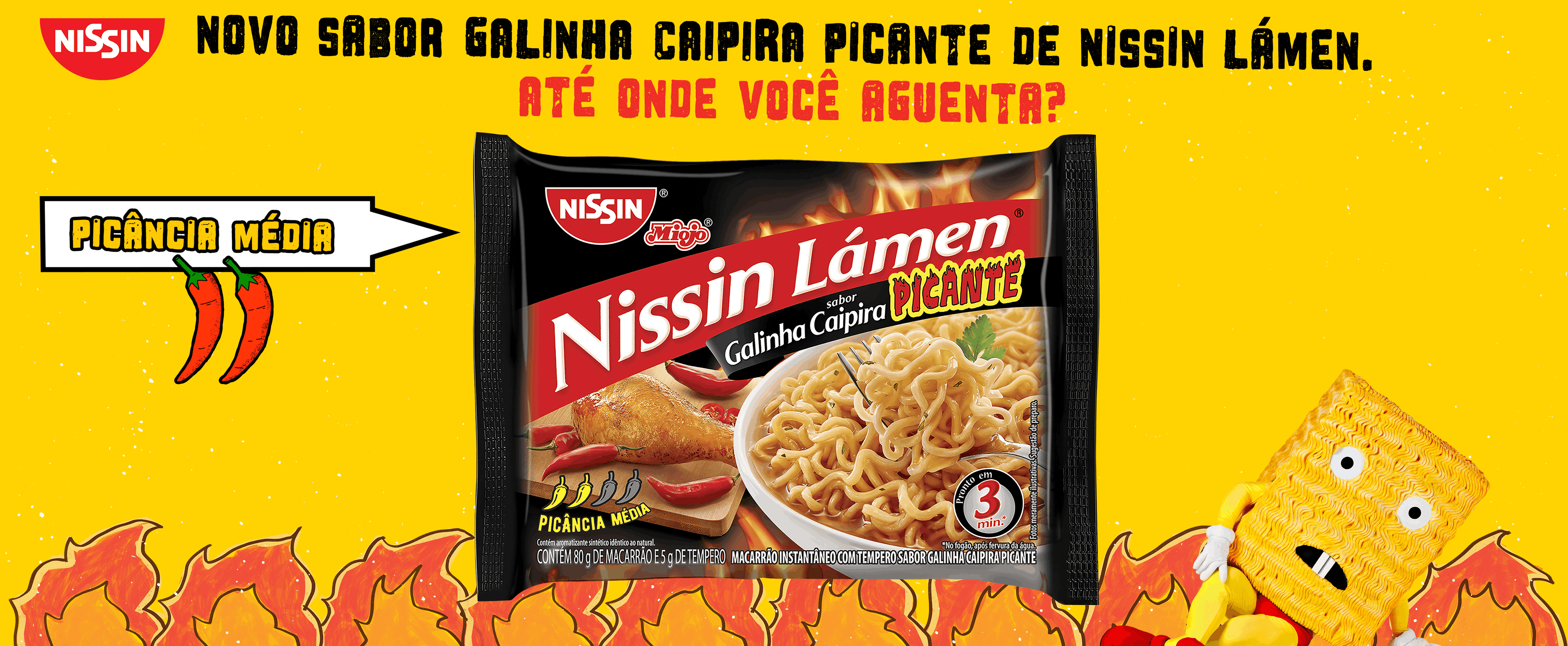 Banner galinha caipira picante