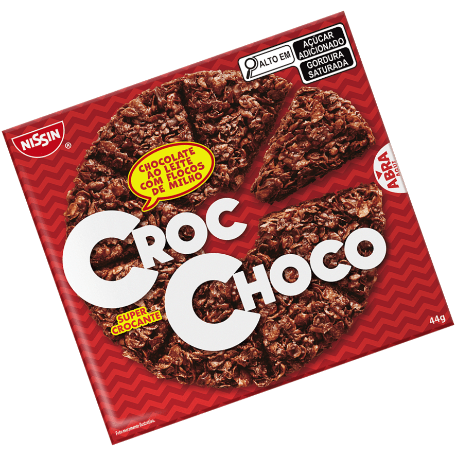 Embalagem Croc Choco Chocolate ao Leite