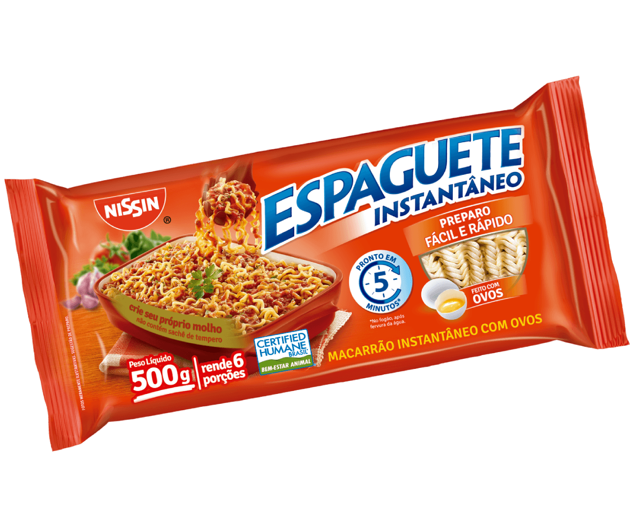 Embalagem Espaguete 5 minutos