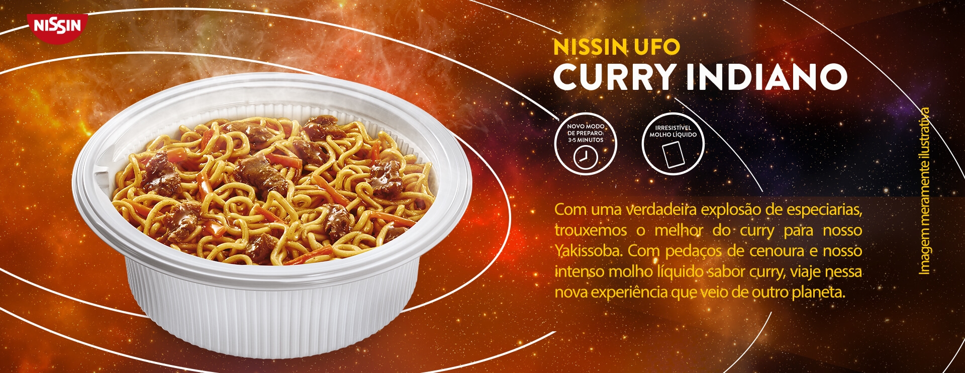 Banner UFO Curry Indiano